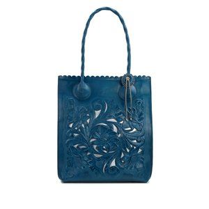 Patricia Nash Cavo Large Tote-Cutout Tooled Leather---YOUR CHOICE OF COLOR!